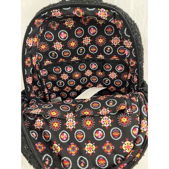 NWT Vera Bradley Small Backpack Black - Picture 3 of 8
